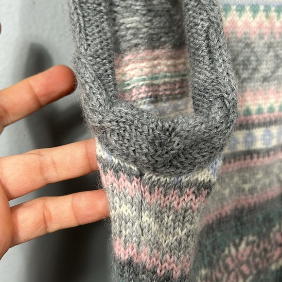 Vintage Lord & Taylor Fisher Hill Wool Long Knit Vest Sweater size 34-4 - Picture 11 of 14